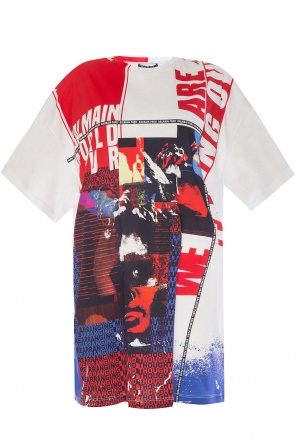 Wzorzysty t-shirt typu 'oversize', zdjęcie 1 Wzorzysty t-shirt typu 'oversize' od Balmain